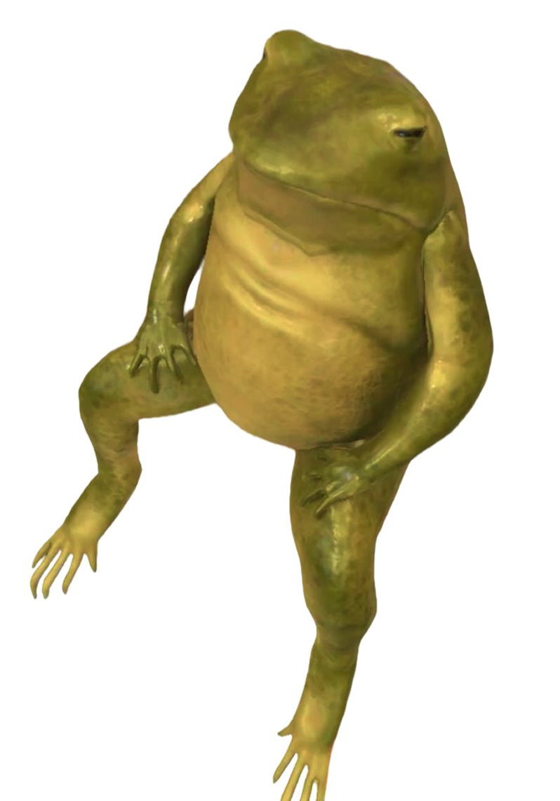 CHANTOAD the 4chan toad mascot spinning